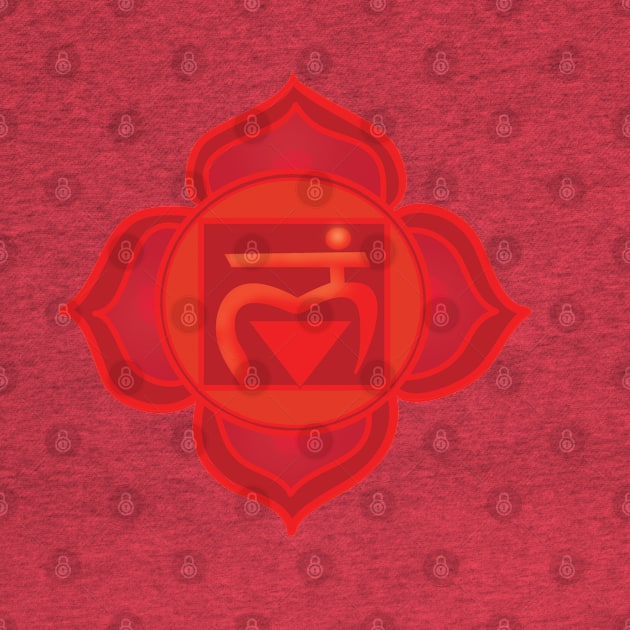 Muladhara Red Chakra by Manitarka